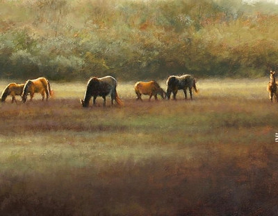 80% OFF on Holicshop Cow Canvas Pianting without Frame Canvas Art