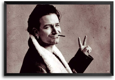 74% OFF on Bono Peace Fp00004313 Framed Photographic Paper
