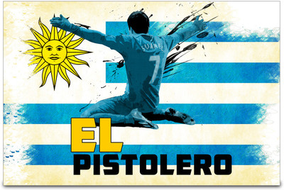 53% OFF on ShopMantra Luis Suarez Uruguay Football Poster Paper Print