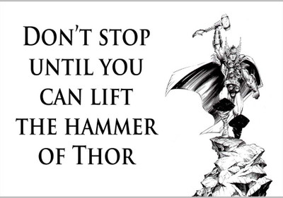 37% OFF on Don?t Stop Until You Can Lift Poster (18 x 12 Inches) by Shopkeeda Paper Print