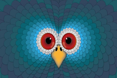 62% OFF on Abstract Owl Art Poster Photographic Paper