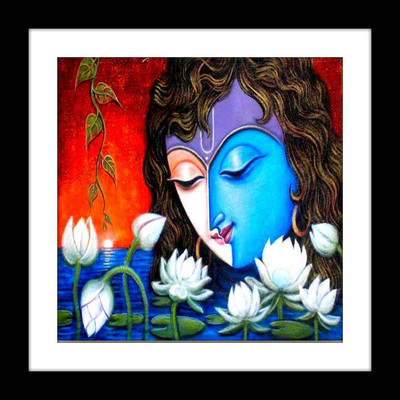 33% OFF on Thousnad Brushes Frameless RD-31: Shri Krishna and Radha 8