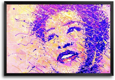 74% OFF on Face Pop Art Fp00004117 Framed Photographic Paper