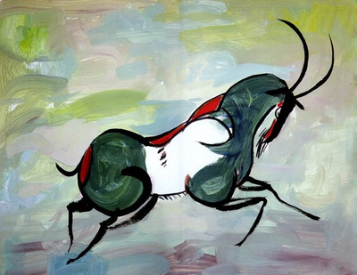 79% OFF on Canvas painting without frame - Abstract Horse Canvas Art