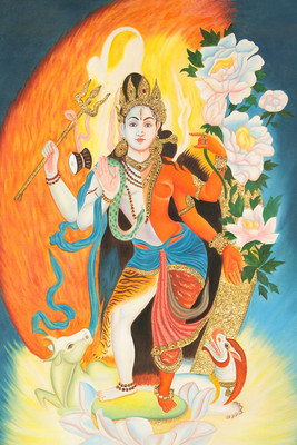 50% OFF on Lord Shiva Poster Paper Print