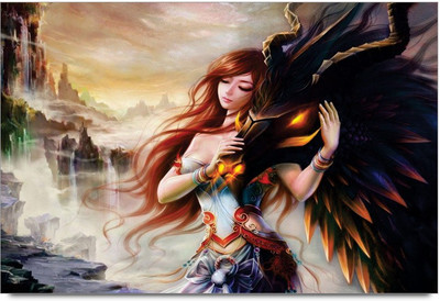 34% OFF on Amy Beautiful Green Nature Girl 3D Poster 34% OFF on Amy Beautiful Green Nature Girl 3D Poster