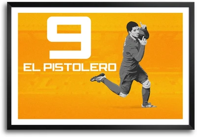 46% OFF on ShopMantra Luis Suarez Footballer Laminated Frame Poster Paper Print