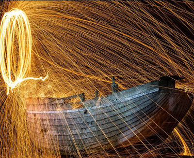 79% OFF on Painting Without Frame - Ocean Ship Canvas Art