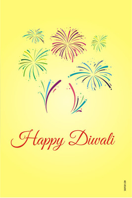16% OFF on Poster - Diwali Blessings For Peace And Prosperity. Paper Print