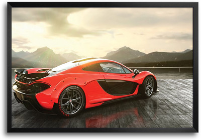 46% OFF on ShopMantra Awesome Red Car Laminated Frame Poster Paper Print 46% OFF on ShopMantra Awesome Red Car Laminated Frame Poster Paper Print