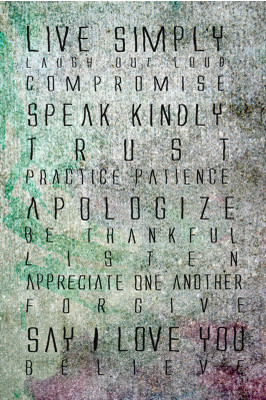 8% OFF on Live Simply Paper Print