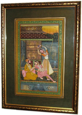 31% OFF on ICB Mugal rass in haram painting Paper Print