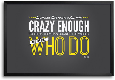 46% OFF on ShopMantra Steve Jobs Mtivational Quote Laminated Frame Poster Paper Print 46% OFF on ShopMantra Steve Jobs Mtivational Quote Laminated Frame Poster Paper Print