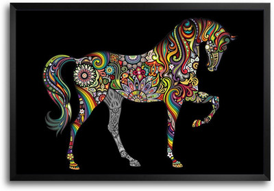 46% OFF on Abstract Shapes Horse Artwork Laminated Framed Paper Print 46% OFF on Abstract Shapes Horse Artwork Laminated Framed Paper Print