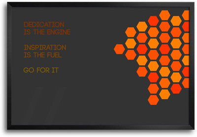 46% OFF on Dedication Is The Engine Inspiration Quote Laminated Framed Paper Print 46% OFF on Dedication Is The Engine Inspiration Quote Laminated Framed Paper Print