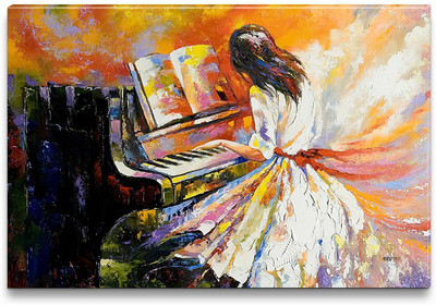 44% OFF on Girl playing the piano Canvas Art 44% OFF on Girl playing the piano Canvas Art