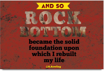 50% OFF on Rock Bottom Paper Print