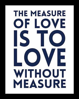 42% OFF on Painting Mantra Framed - Love Measure Paper Print