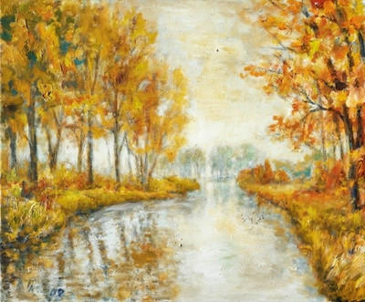 20% OFF on Summer Stream Canvas Art