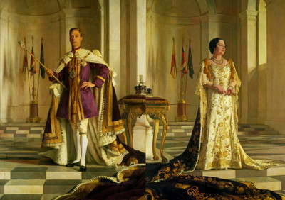 52% OFF on Colonial King And Queen Fine Art Print