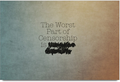 58% OFF on Censorship Minimal Poster Paper Print 58% OFF on Censorship Minimal Poster Paper Print