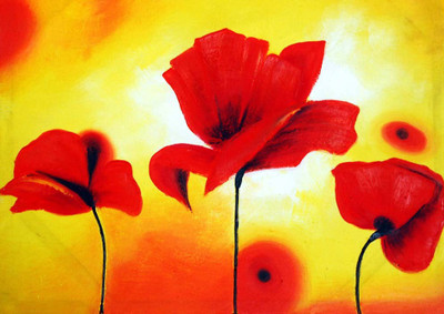 44% OFF on Flowers Paper Print