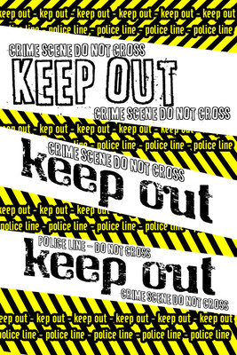 8% OFF on Keep Out Paper Print 8% OFF on Keep Out Paper Print