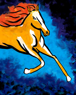 Horse Z12 Paper Print Horse Z12 Paper Print