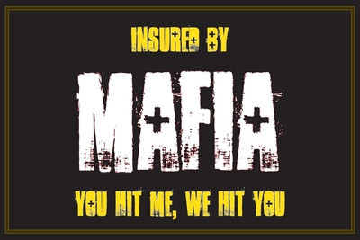 8% OFF on Insured by Mafia Paper Print
