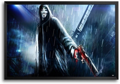 53% OFF on V For Vendetta Fp00004006 Framed Photographic Paper
