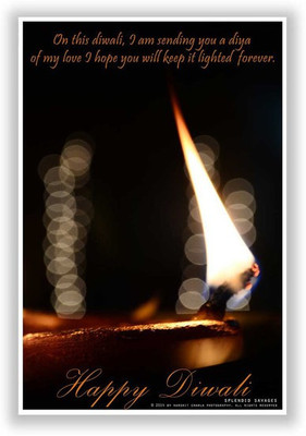 27% OFF on Happy Diwali Poster Paper Print