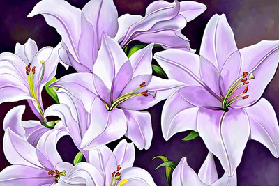 71% OFF on Floral Painting Canvas Art
