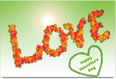 34% OFF on Amy Flower Love Art Valentine 3D Poster