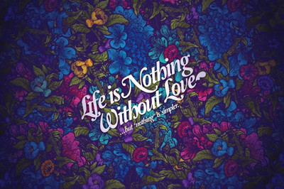 62% OFF on Love Quote Poster Photographic Paper