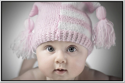 50% OFF on Grey Eyes Baby Poster Paper Print