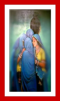 33% OFF on Four Lady In Talking Painting Fine Art Print