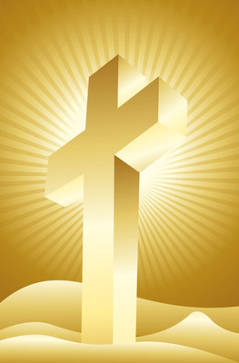 55% OFF on Isolated Jesus Cross Sign Paper Print
