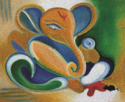 79% OFF on Painting Without Frame - Green Gnesha Canvas Art 79% OFF on Painting Without Frame - Green Gnesha Canvas Art