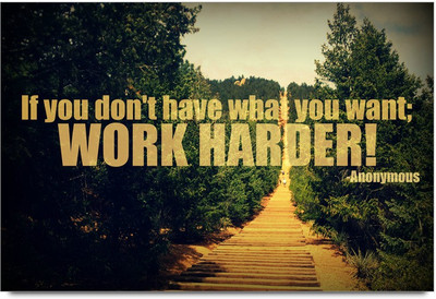 53% OFF on Work Harder Typography Quote Design Laminated Poster Paper Print 53% OFF on Work Harder Typography Quote Design Laminated Poster Paper Print