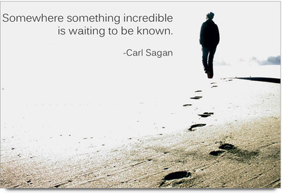 53% OFF on Somewhere Something Incredible by Carl Sagan. Laminated Poster Paper Print