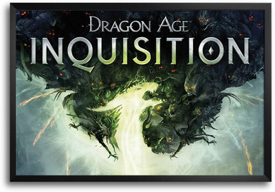 46% OFF on Dragon Age Inquisition Video Game Artwork Laminated Framed Paper Print