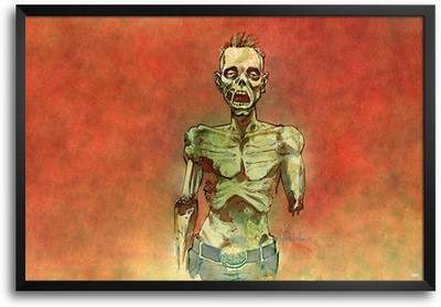 53% OFF on Cool Zombie Fp00004509 Framed Photographic Paper