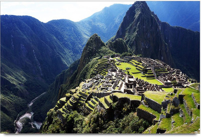 34% OFF on Amy Old City In The Mountains Paper Print