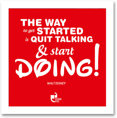 5% OFF on The way to get started- Walt Disney White Square Frame Photographic Paper 5% OFF on The way to get started- Walt Disney White Square Frame Photographic Paper