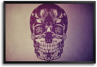 53% OFF on Skull Art Fp00003701 Framed Photographic Paper