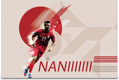 53% OFF on ShopMantra Nani Portugal Football Poster Paper Print