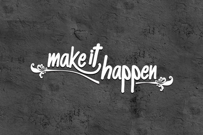37% OFF on Make it Happen Paper Print