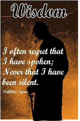 8% OFF on Wisdom of Silence Paper Print 8% OFF on Wisdom of Silence Paper Print