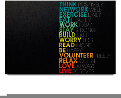 62% OFF on Quote For Love,Live,Work Paper Print