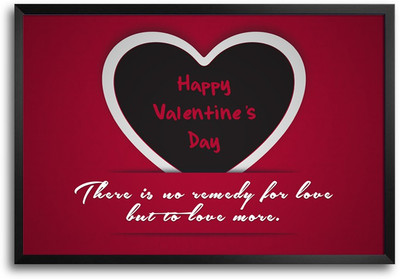 46% OFF on Shopmantra No Remedy For Love Valentine'S Day Poster Paper Print